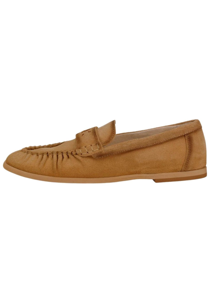 FELMINI Slipper Veloursleder Dunkelbeige