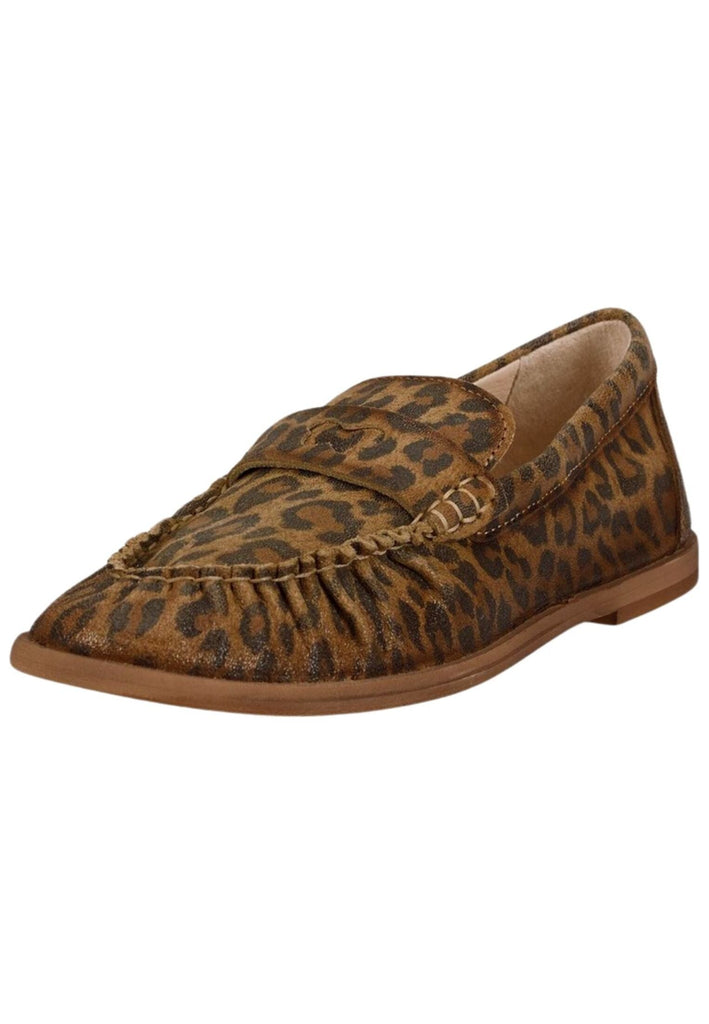 FELMINI Slipper Veloursleder Leopard