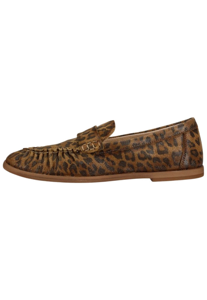FELMINI Slipper Veloursleder Leopard