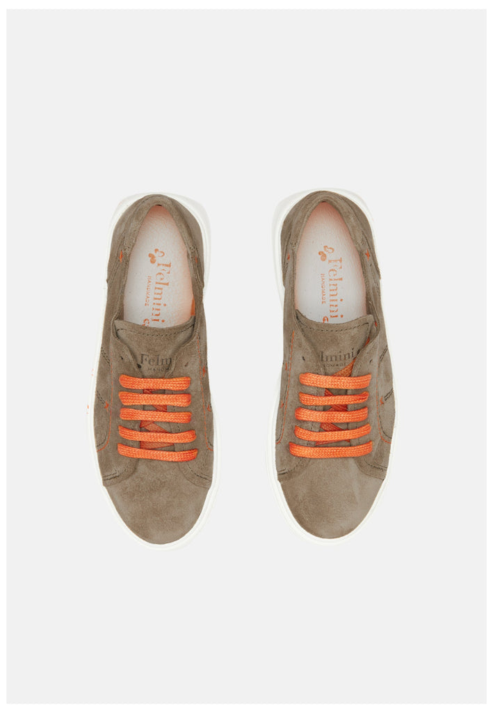 FELMINI Sneaker Leder Braun/Grau