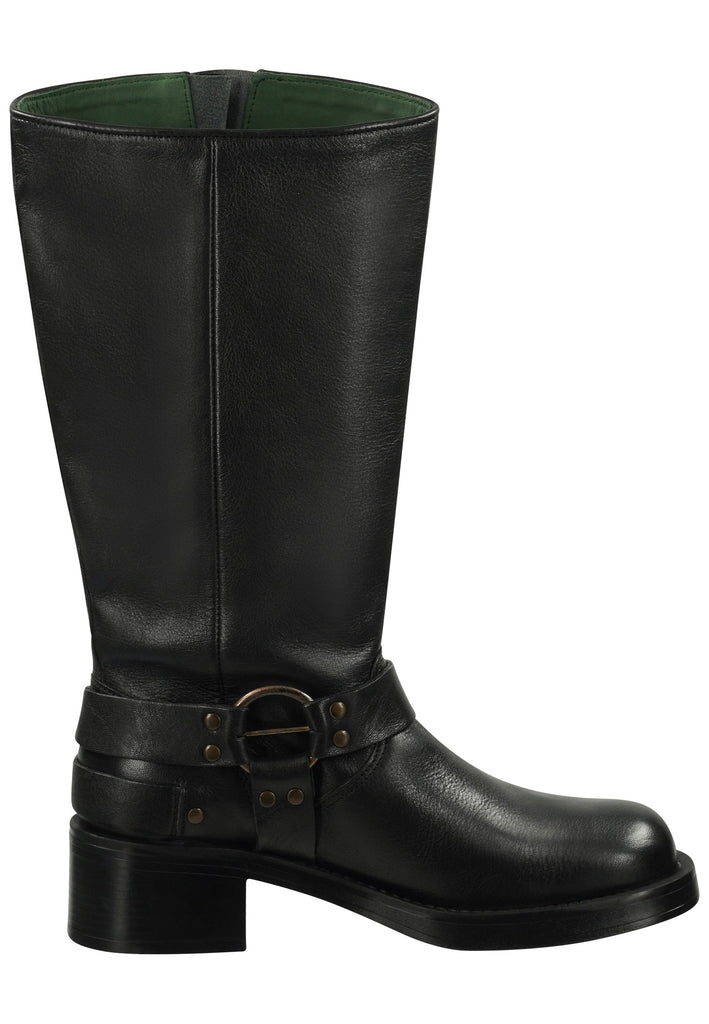 FELMINI Stiefel Glattleder Schwarz