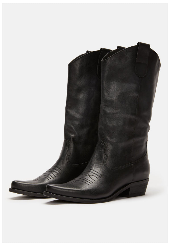 FELMINI Stiefel Leder Black