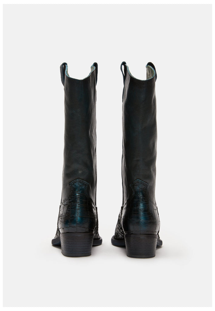 FELMINI Stiefel Leder Blau