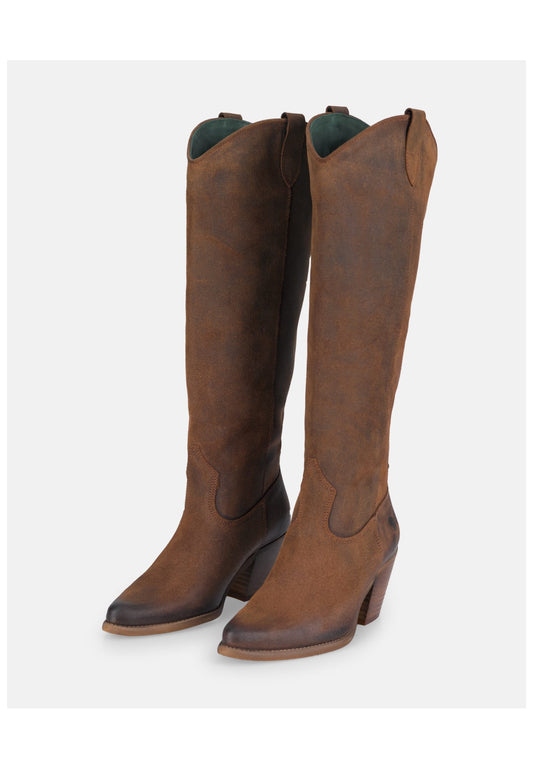 FELMINI Stiefel Leder Braun
