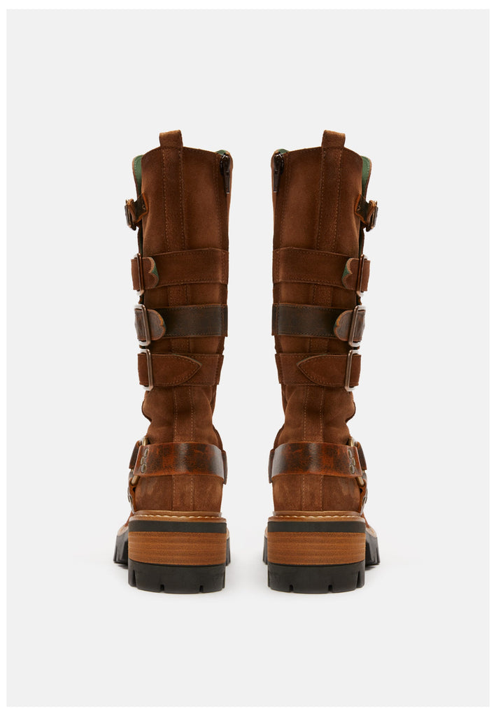 FELMINI Stiefel Leder Cognac