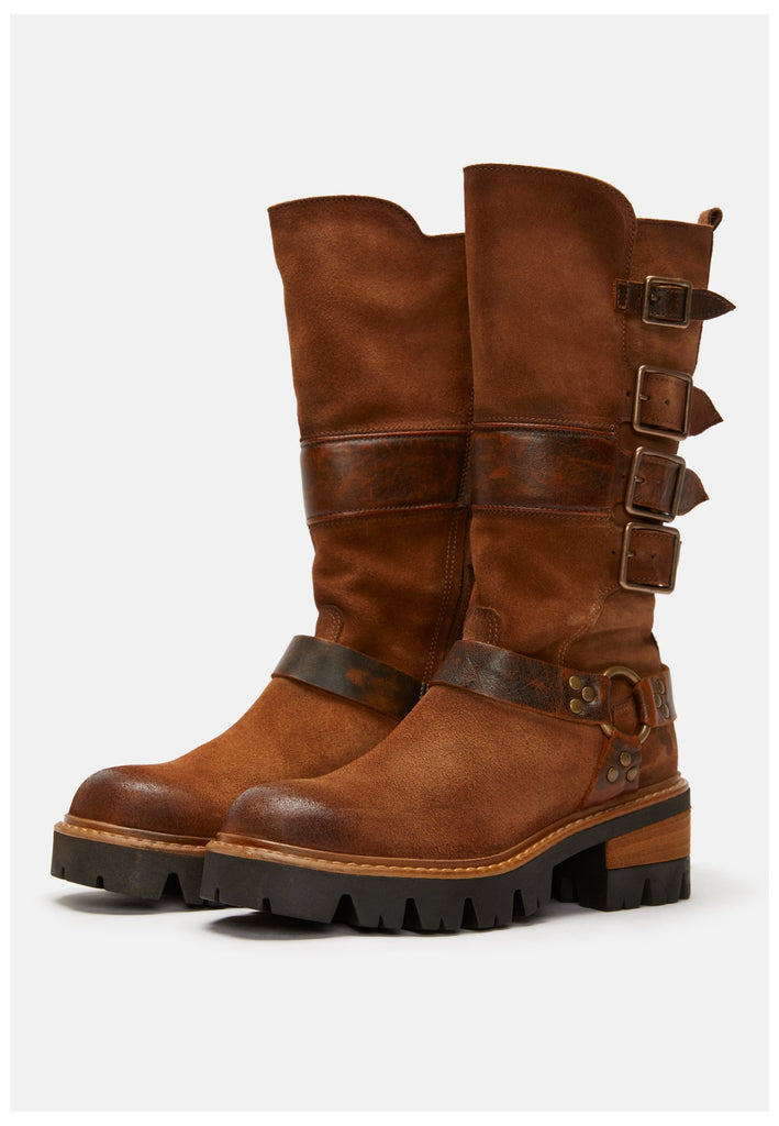 FELMINI Stiefel Leder Cognac