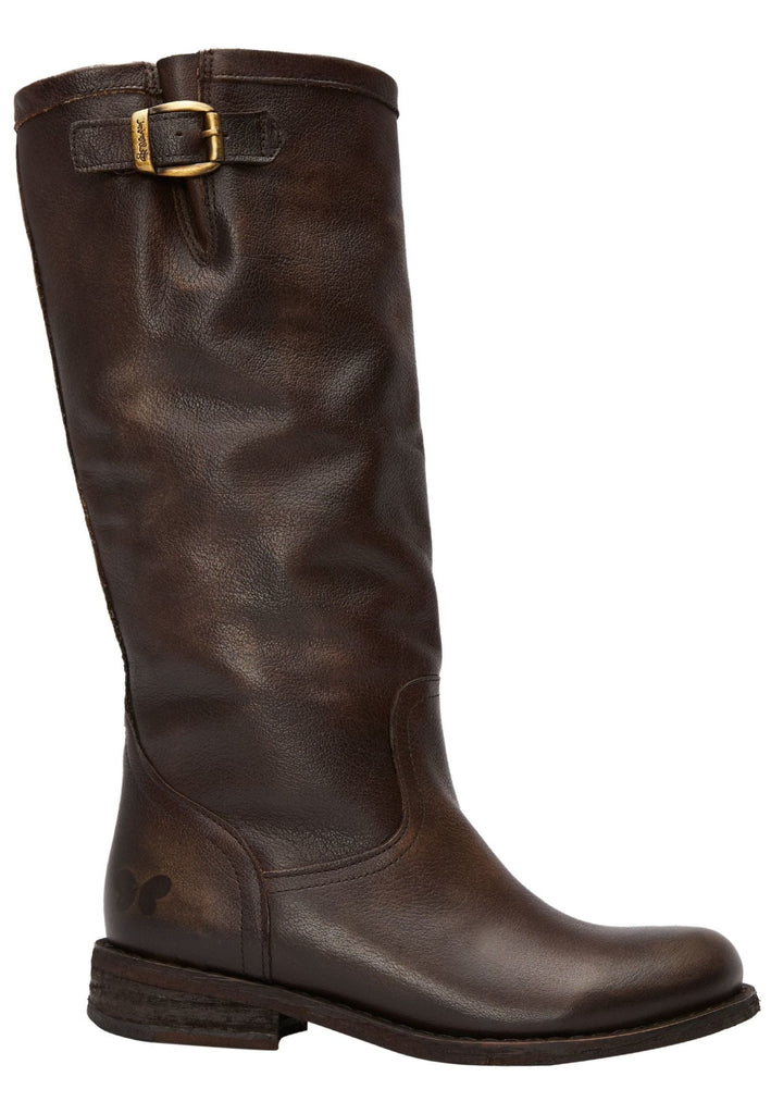 FELMINI Stiefel Leder Dunkelbraun