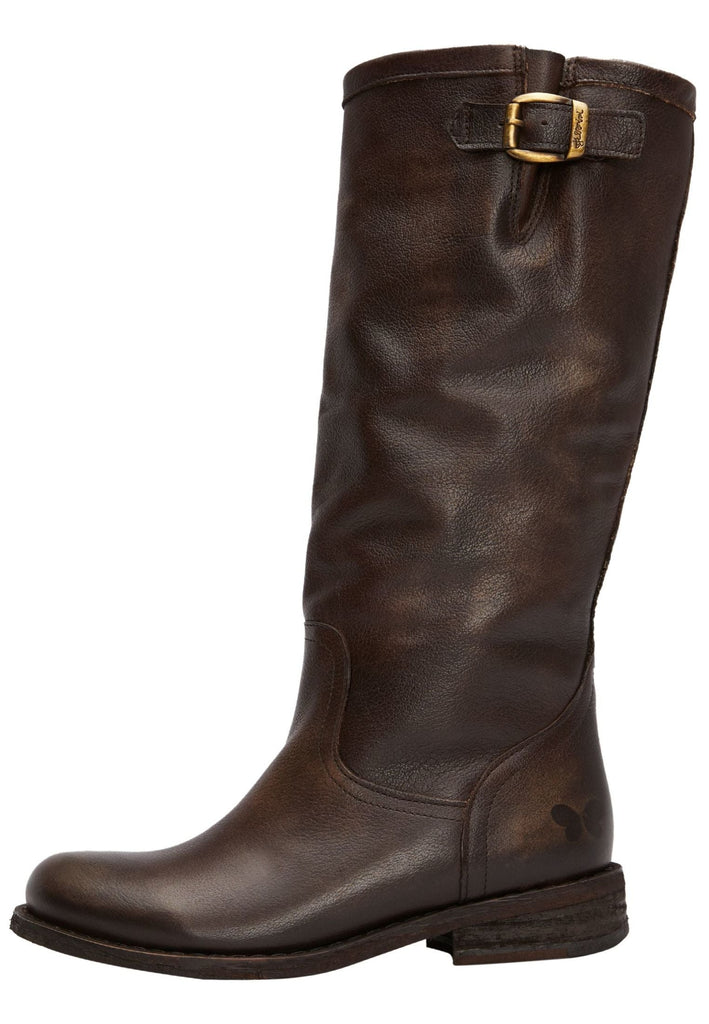 FELMINI Stiefel Leder Dunkelbraun