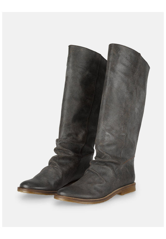 FELMINI Stiefel Leder Dunkelbraun
