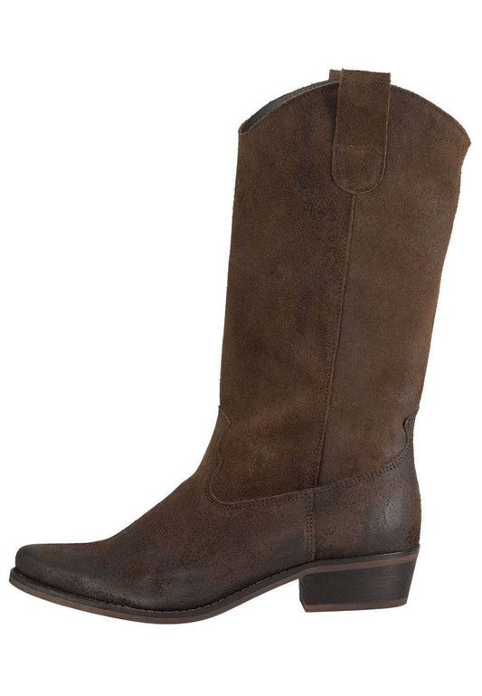 FELMINI Stiefel Leder Dunkelbraun
