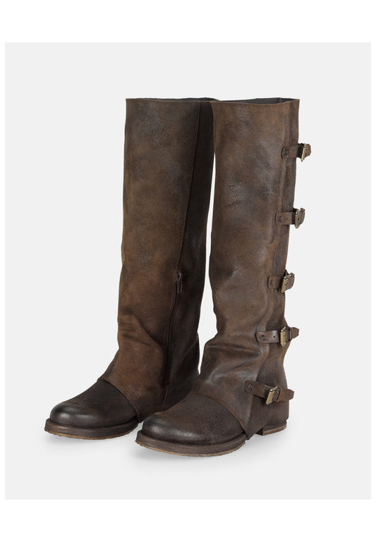 FELMINI Stiefel Leder Dunkelbraun