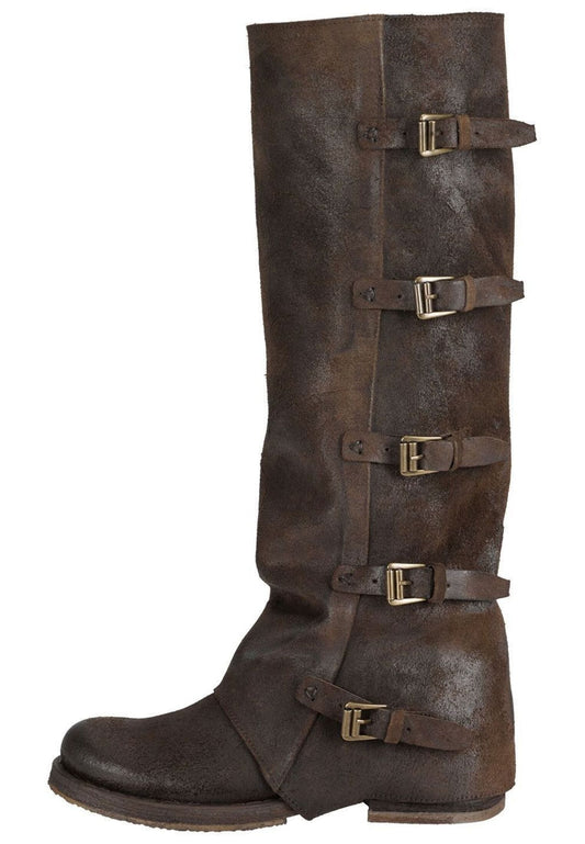 FELMINI Stiefel Leder Dunkelbraun