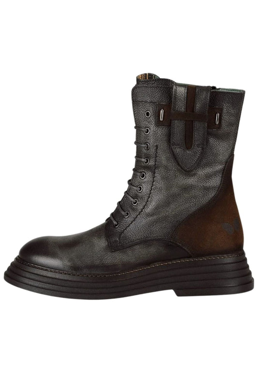 FELMINI Stiefel Leder Dunkelgrau