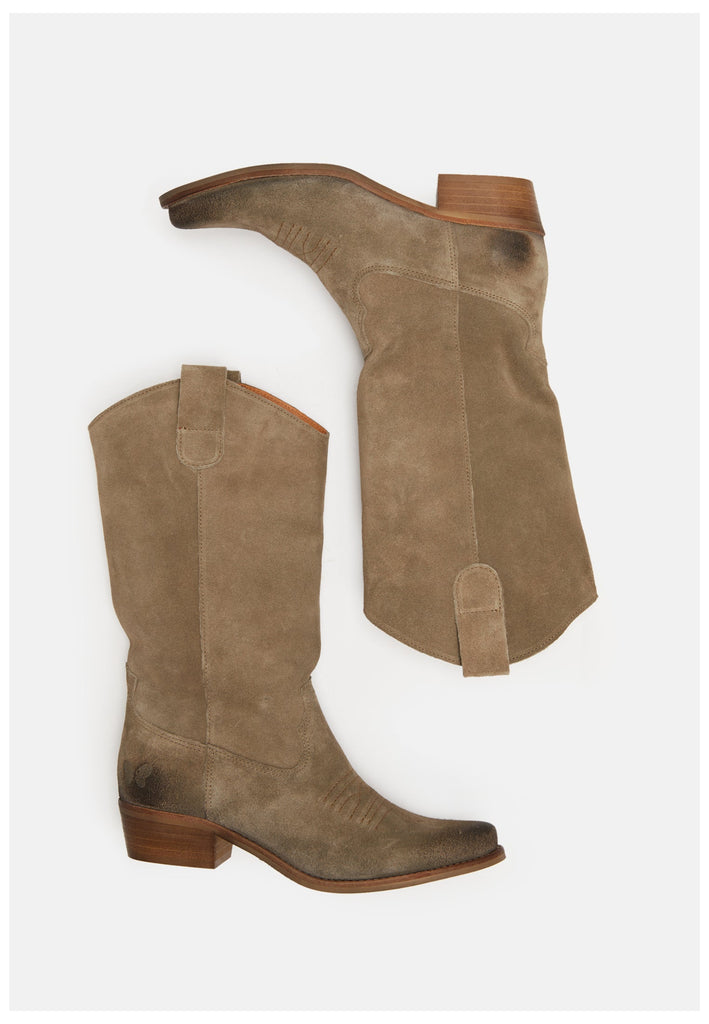 FELMINI Stiefel Leder Grau