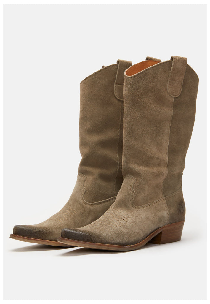 FELMINI Stiefel Leder Grau