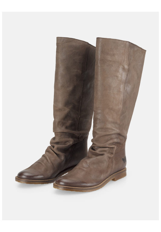 FELMINI Stiefel Leder Hellbraun