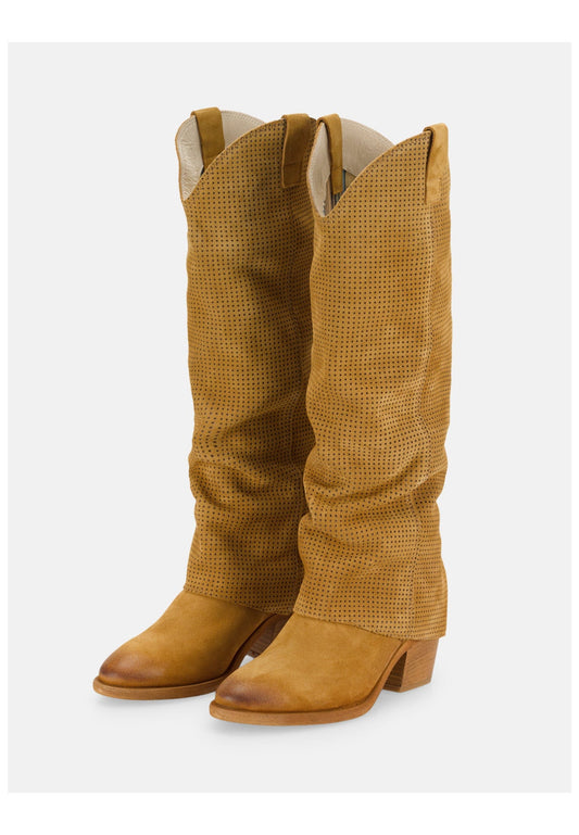FELMINI Stiefel Leder Sand