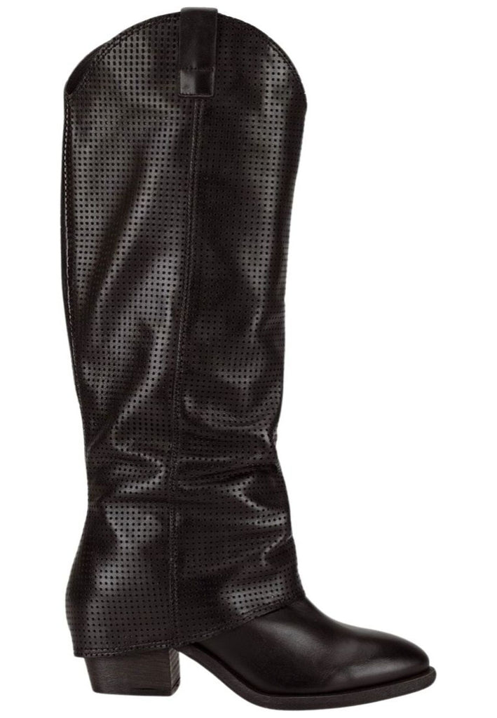 FELMINI Stiefel Leder Schwarz