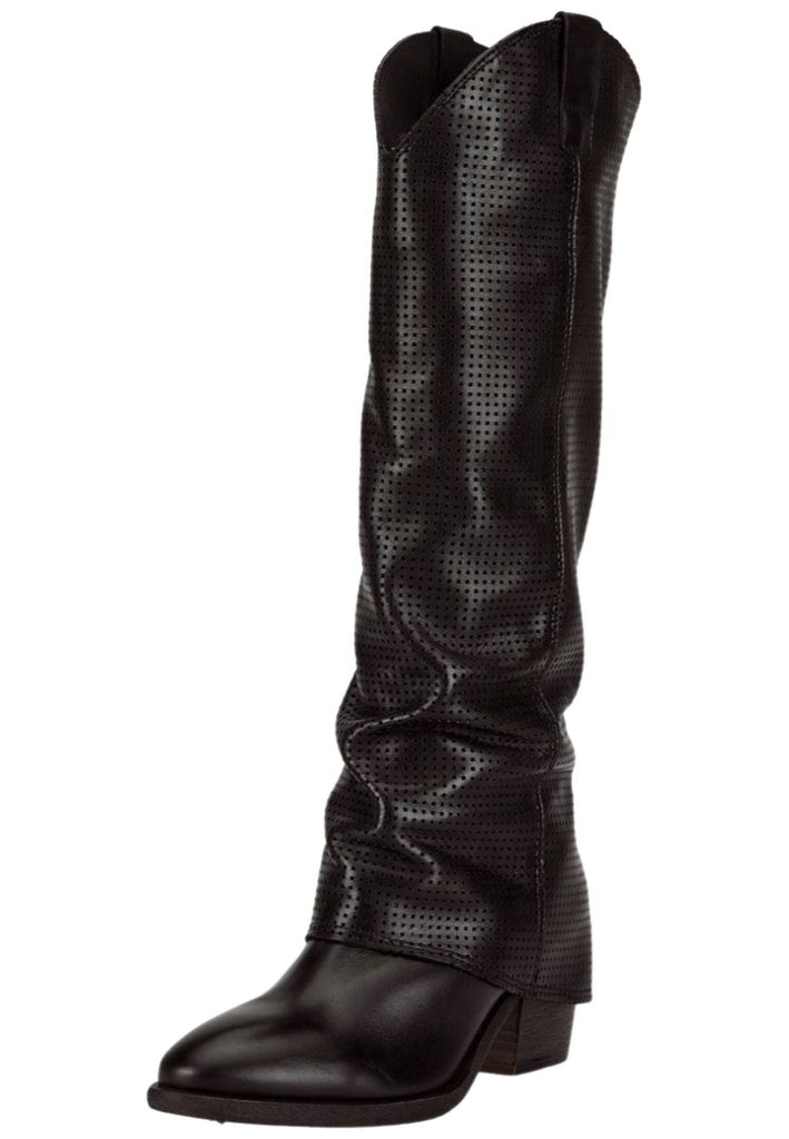 FELMINI Stiefel Leder Schwarz