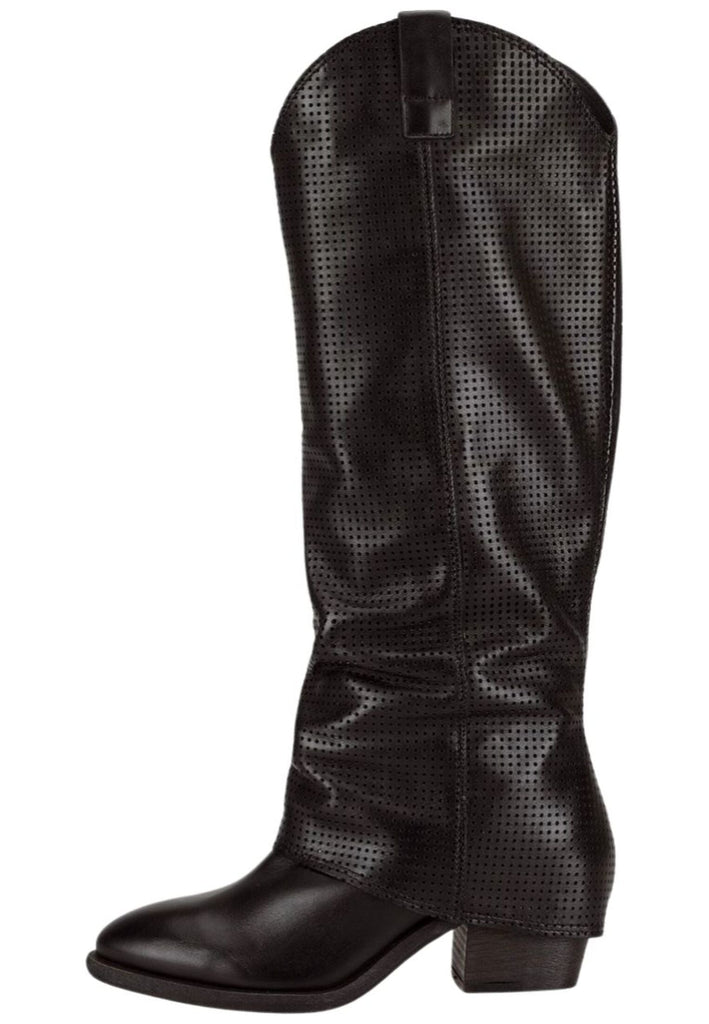 FELMINI Stiefel Leder Schwarz