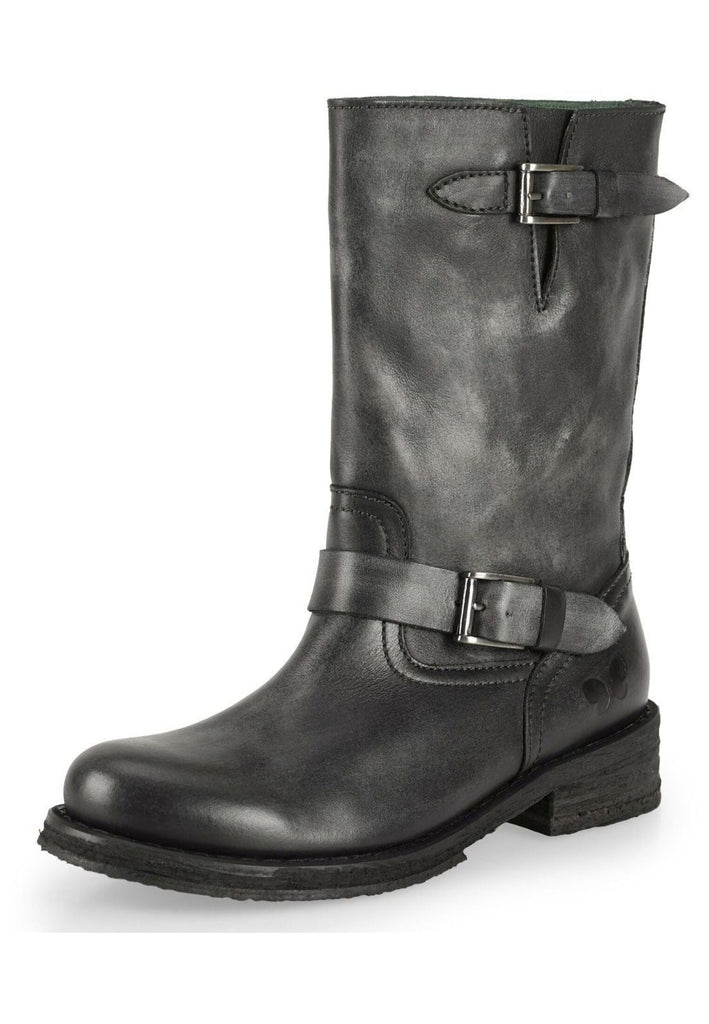 FELMINI Stiefel Leder Schwarz