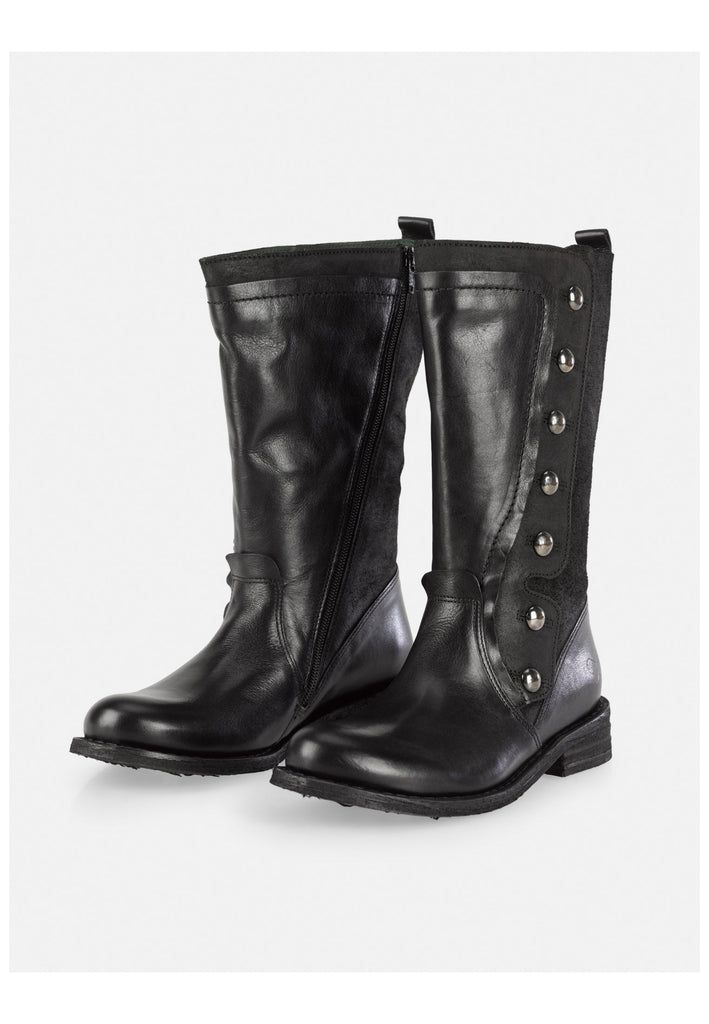 FELMINI Stiefel Leder Schwarz