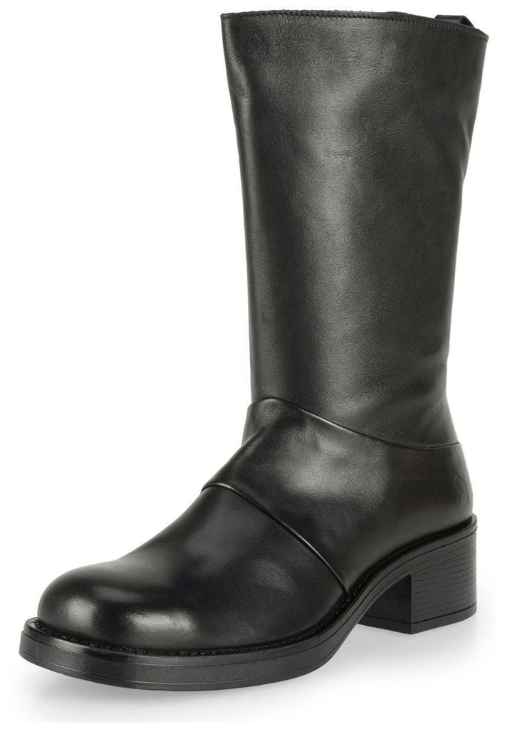 FELMINI Stiefel Leder Schwarz