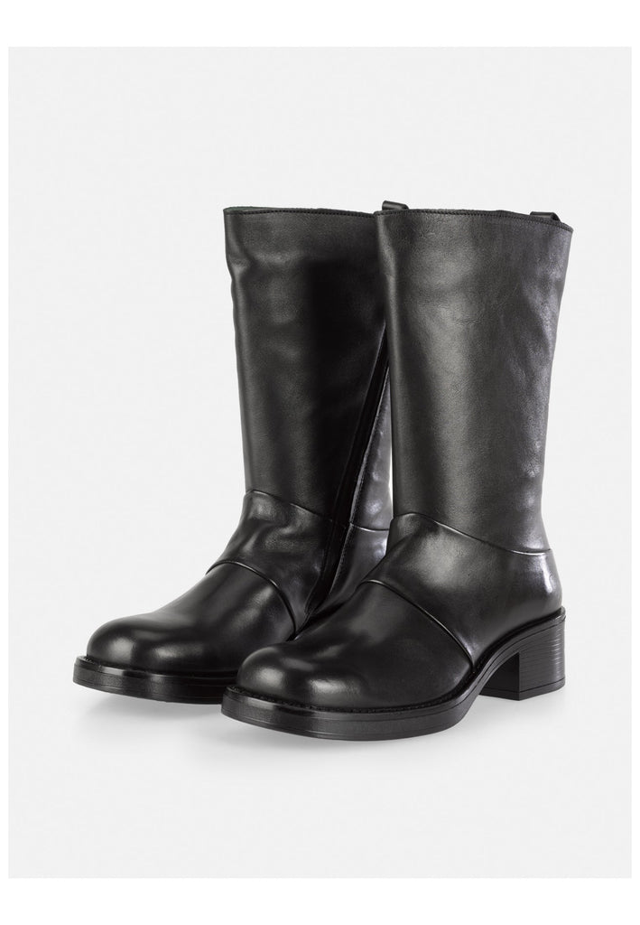 FELMINI Stiefel Leder Schwarz