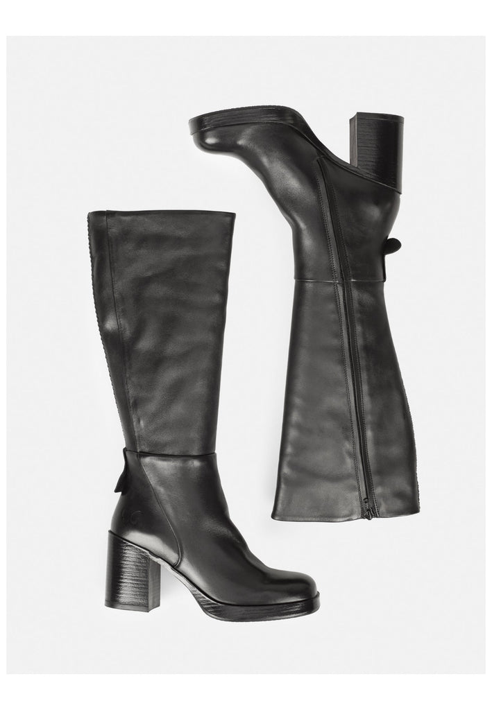 FELMINI Stiefel Leder Schwarz