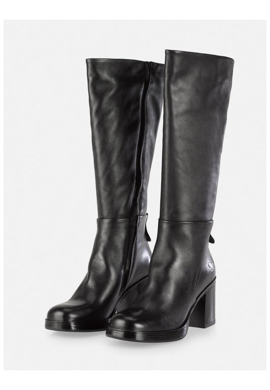 FELMINI Stiefel Leder Schwarz