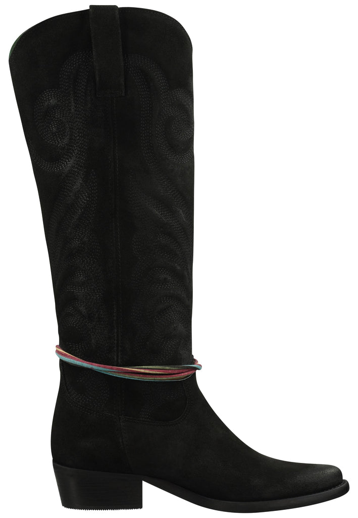 FELMINI Stiefel Leder Schwarz