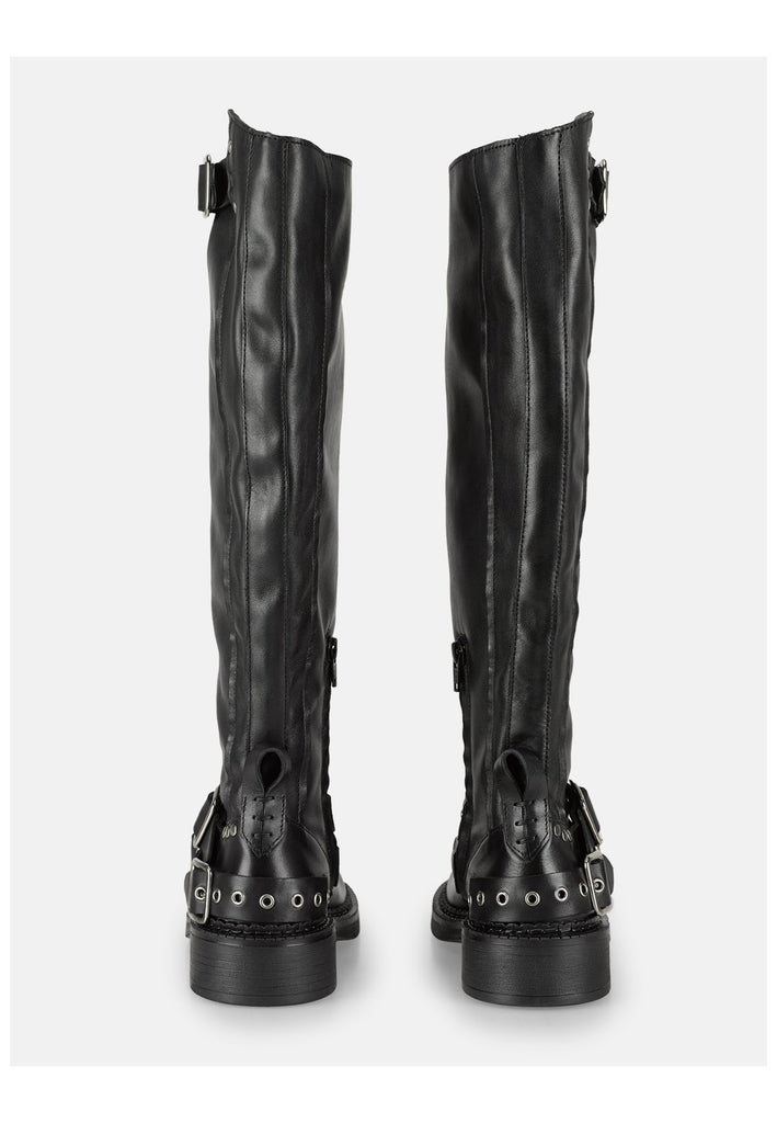 FELMINI Stiefel Leder Schwarz