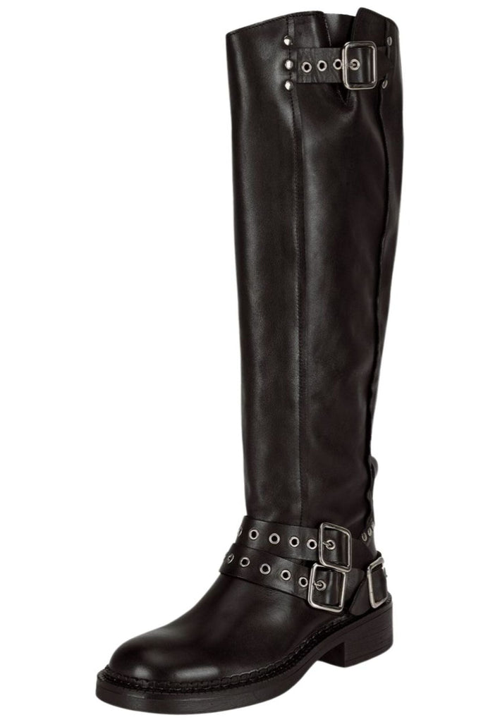 FELMINI Stiefel Leder Schwarz