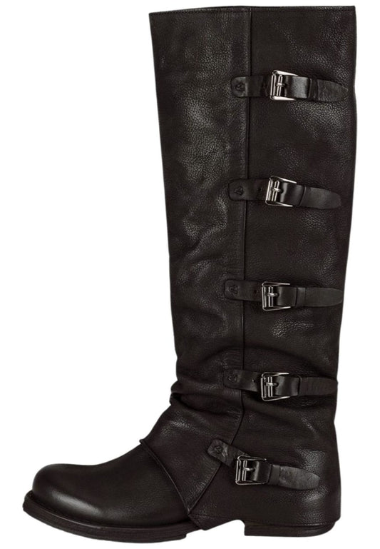 FELMINI Stiefel Leder Schwarz