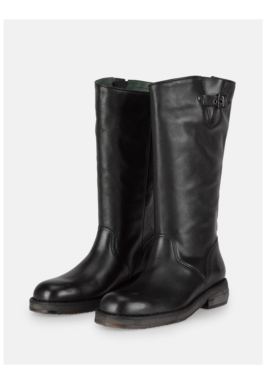 FELMINI Stiefel Leder Schwarz