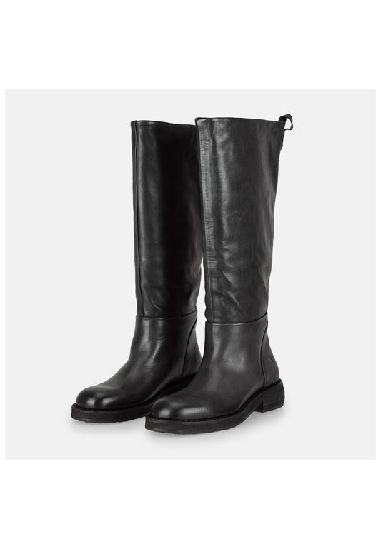 FELMINI Stiefel Leder Schwarz