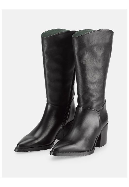 FELMINI Stiefel Leder Schwarz