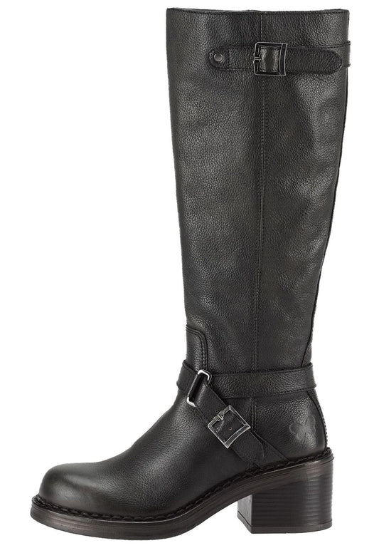 FELMINI Stiefel Leder Schwarz