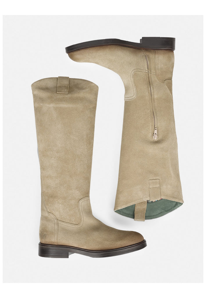 FELMINI Stiefel Veloursleder Braun