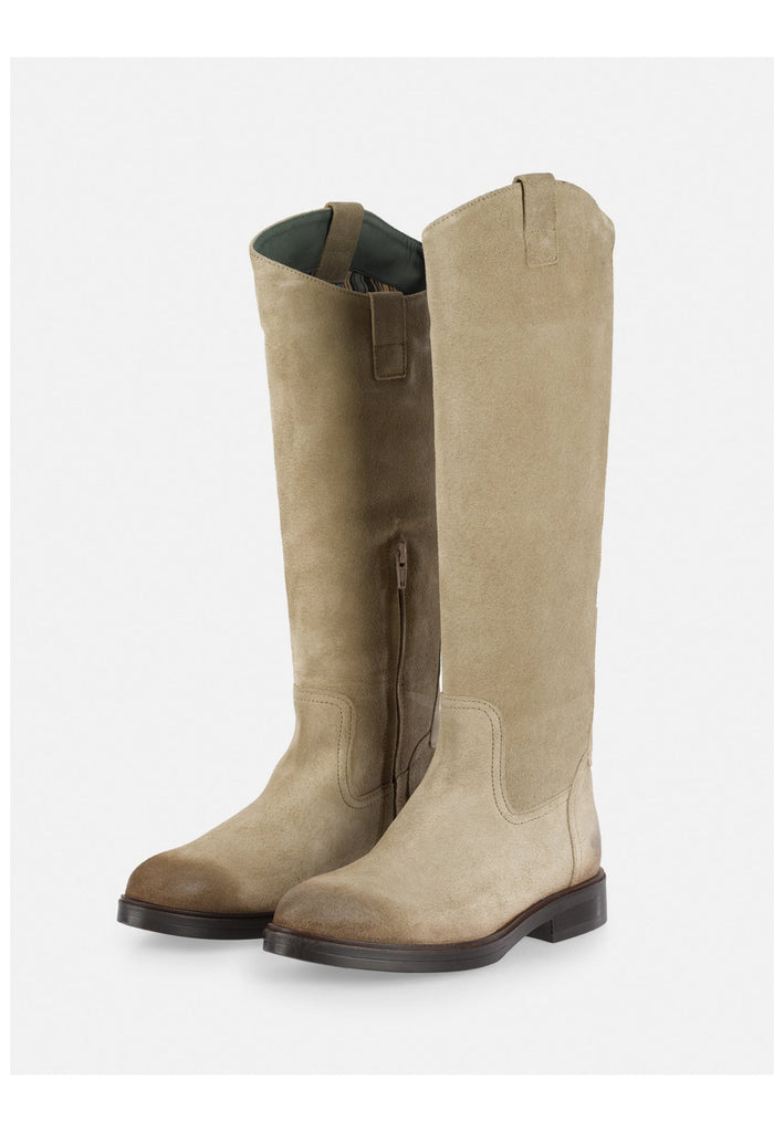 FELMINI Stiefel Veloursleder Braun