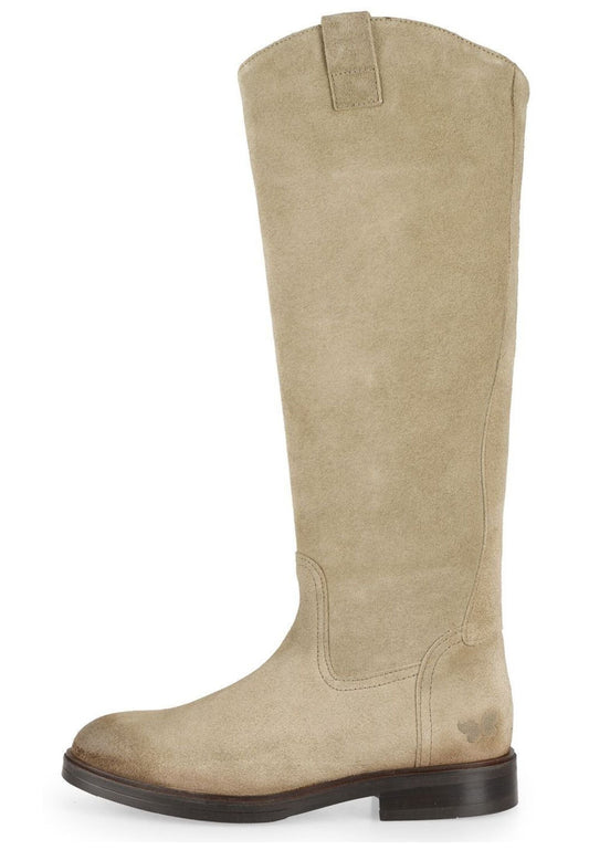 FELMINI Stiefel Veloursleder Braun