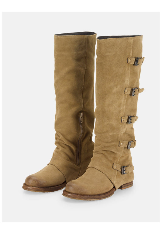 FELMINI Stiefel Veloursleder Braun
