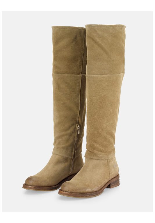 FELMINI Stiefel Veloursleder Braun