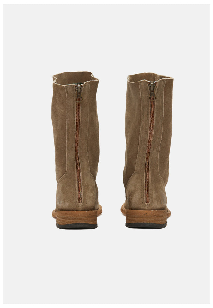 FELMINI Stiefel Veloursleder Braun/Grau