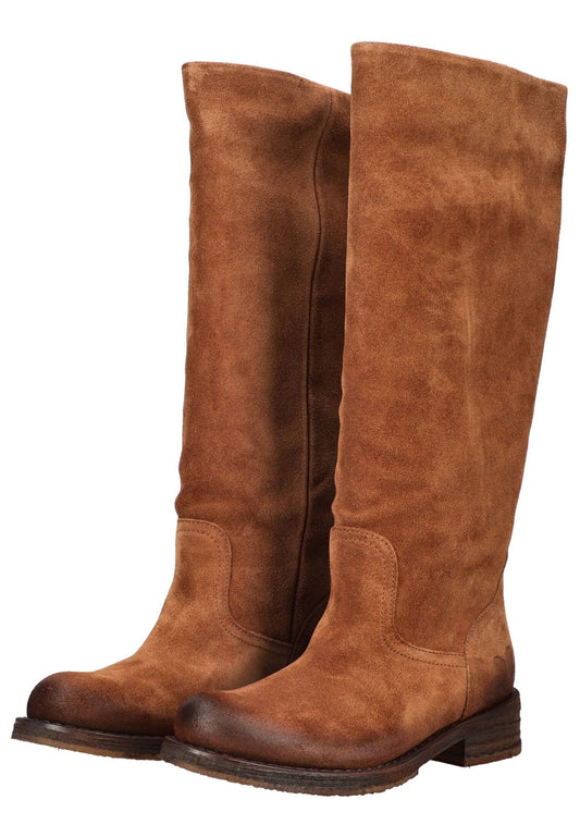 FELMINI Stiefel Veloursleder Cognac