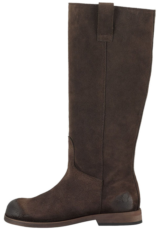 FELMINI Stiefel Veloursleder Dunkelbraun