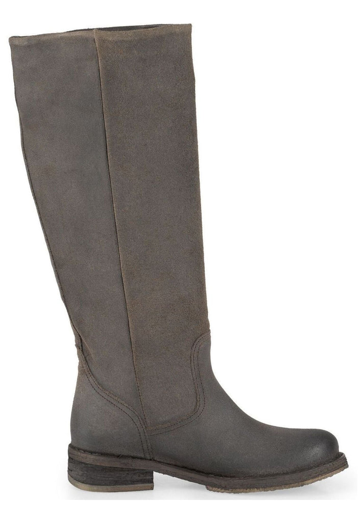 FELMINI Stiefel Veloursleder Dunkelgrau
