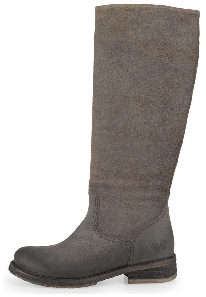 FELMINI Stiefel Veloursleder Dunkelgrau