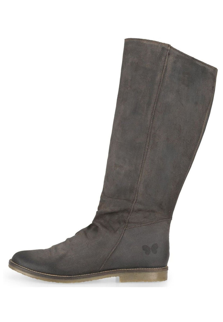 FELMINI Stiefel Veloursleder Dunkelgrau