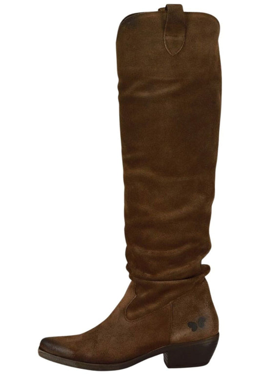 FELMINI Stiefel Veloursleder Espresso